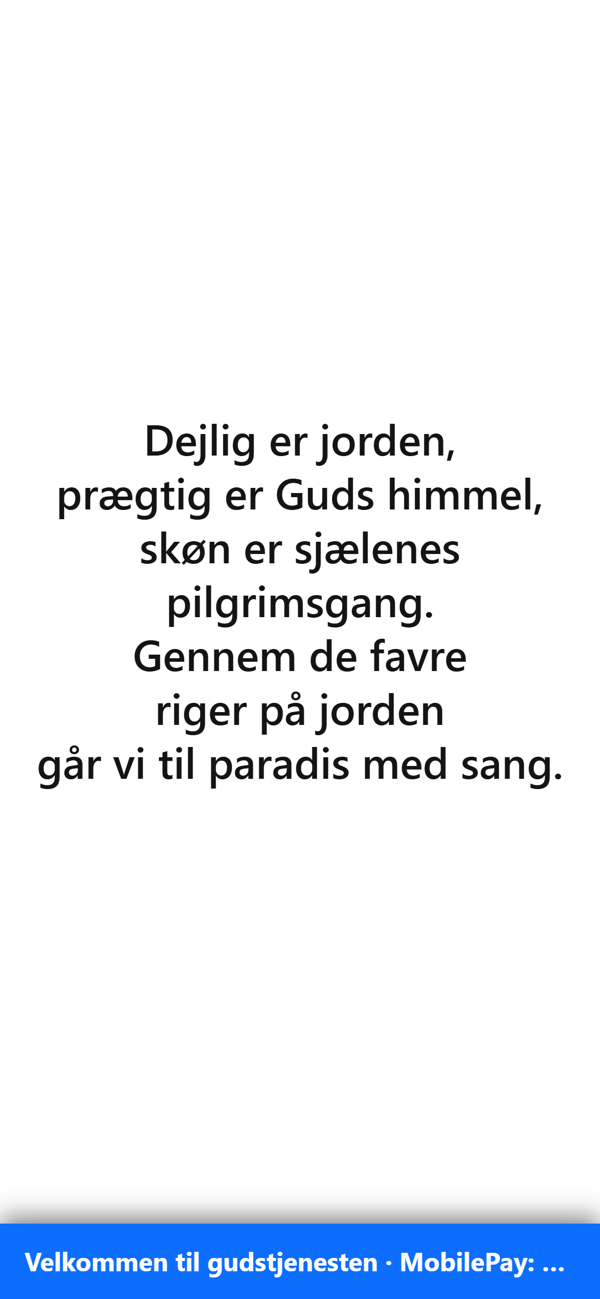 Deltagerskærm med lyst farvetema